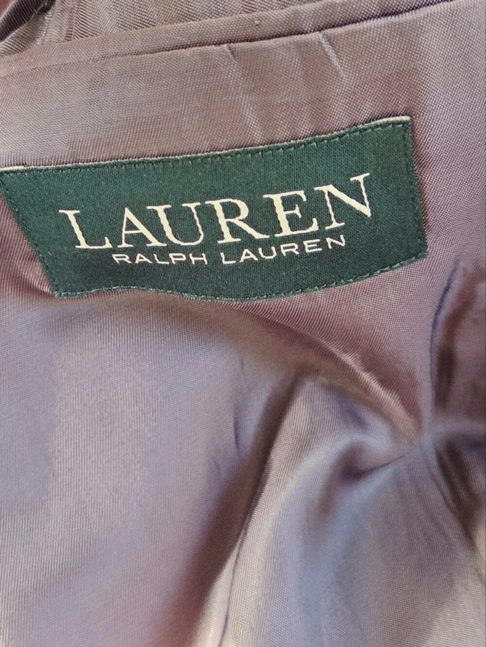 Lauren Ralph Lauren Dark Wine Burgundy Heavy Suit Blazer Sportcoat 48R 48